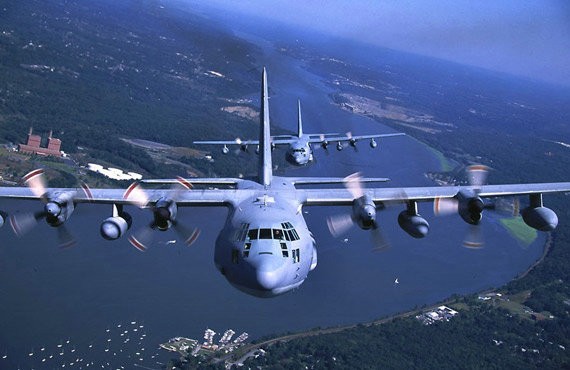 Máy bay vận tải C-130 của quân Mỹ